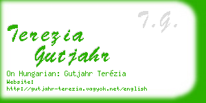terezia gutjahr business card
