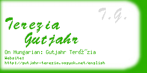 terezia gutjahr business card